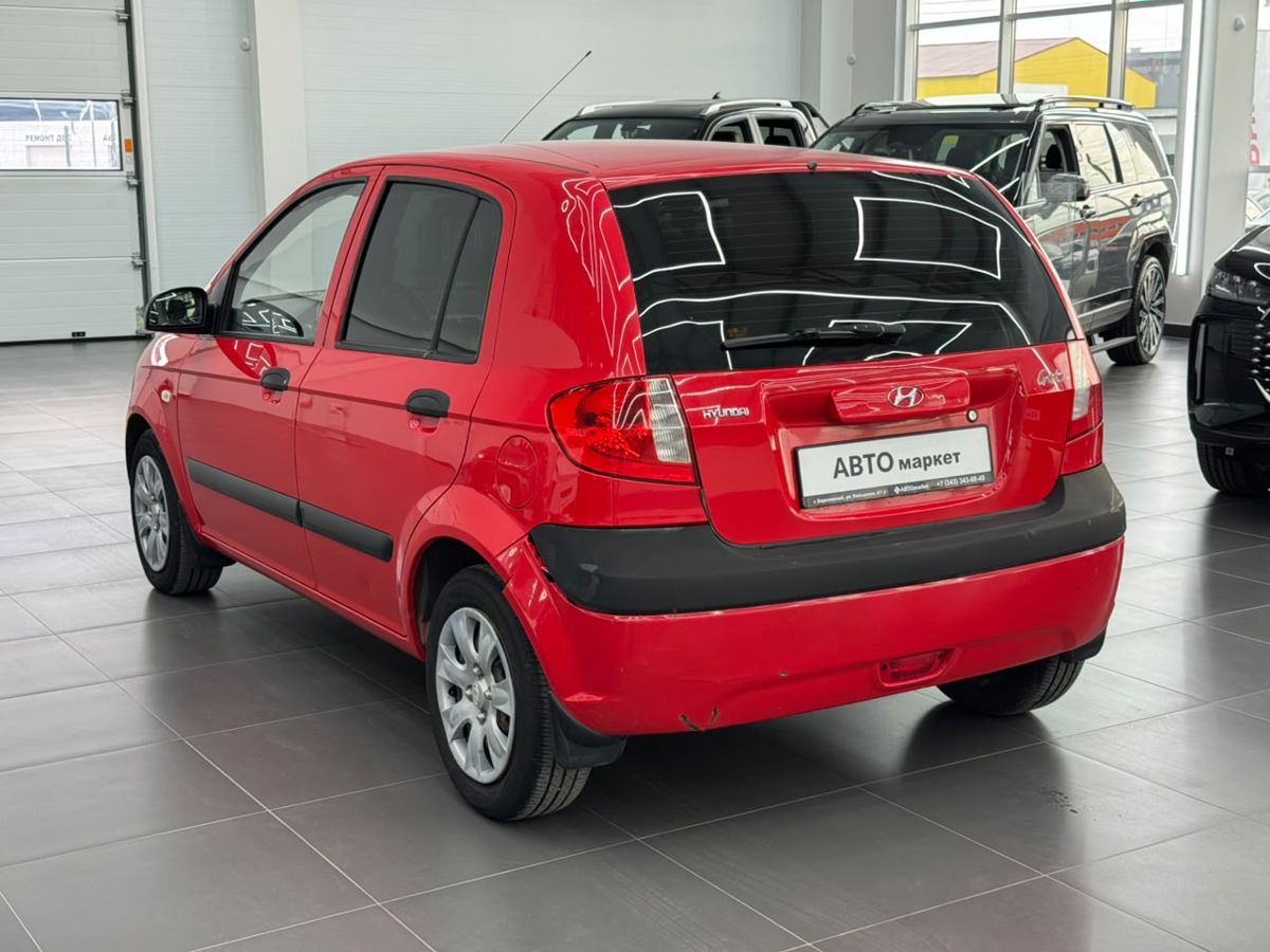 Hyundai Getz I Рестайлинг 1.4 MT (97 л.с.) GLS 2008 — фото 2