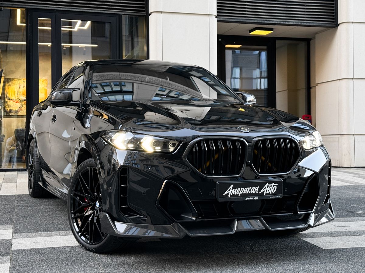 Фото BMW X6, 2023, Черный, 11713 км