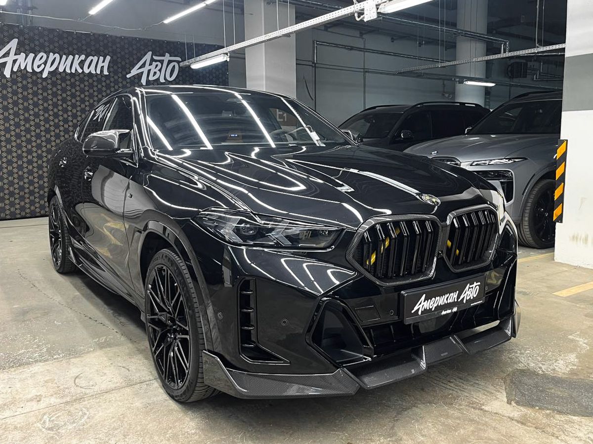 Фото BMW X6, 2023, Черный, 11713 км
